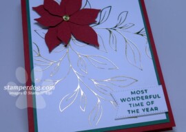 Christmas In July Foiled Card