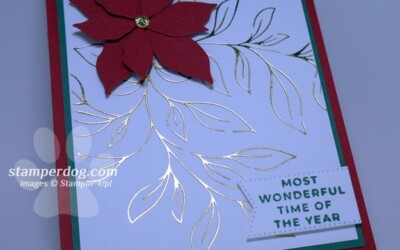 Christmas In July Foiled Card