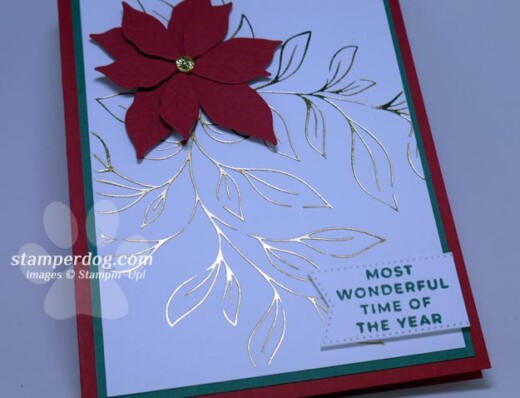 Christmas In July Foiled Card