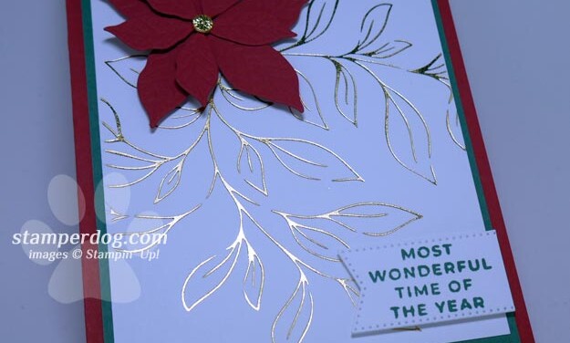 Christmas In July Foiled Card