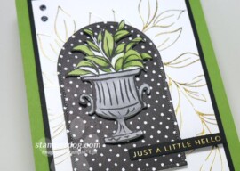 Foiled Garden Card