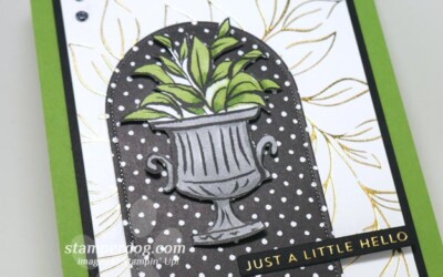 Foiled Garden Card