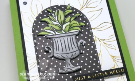 Foiled Garden Card