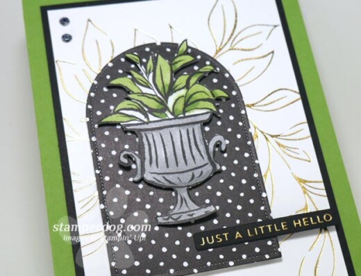 Foiled Garden Card