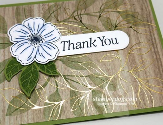 Hot Foiled Thank You Card