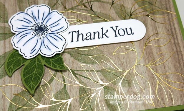 Hot Foiled Thank You Card