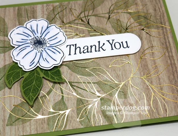 Hot Foiled Thank You Card