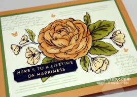 Foiled Wedding Card