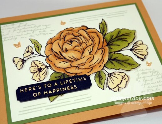 Foiled Wedding Card