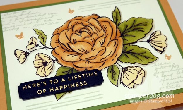Foiled Wedding Card