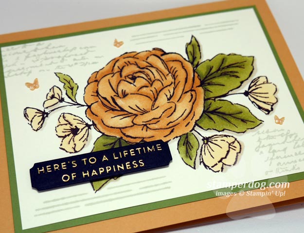 Foiled Wedding Card