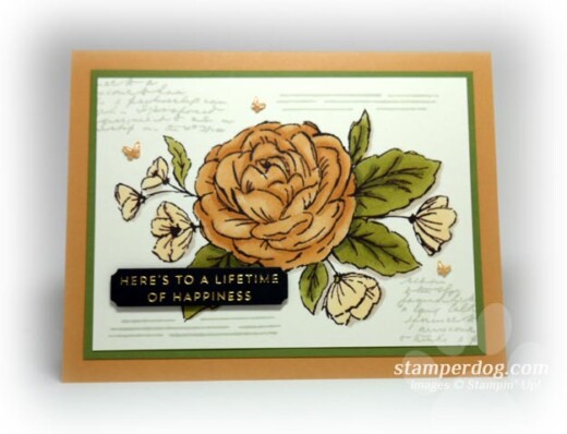 Foiled Wedding Card